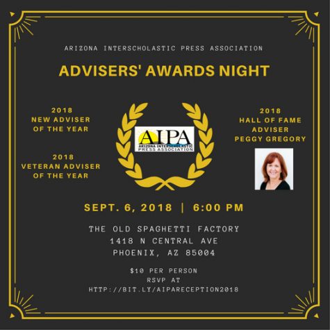 Join Us! Adviser Dinner and Awards Sept. 6